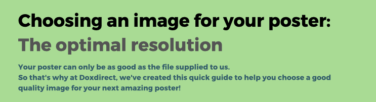 poster size resolution
